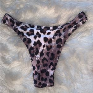 Leopard Print bikini bottoms
